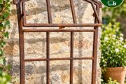 Antique Style Cast Iron Window with Opening Top