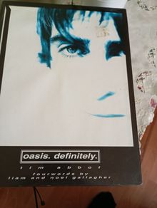 rare oasis book definitely maybe. First edition