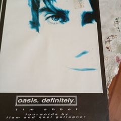 rare oasis book definitely maybe. First edition
