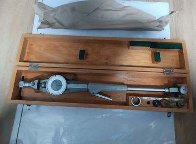 GDR INTOS 3 Dial Bore Gauge 35-60 mm East German Precision Inside Micrometer