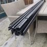 Black PVC Electrical Panel Trunking. 25x30mm. 2m Lengths Image 2