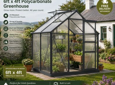 Greenhouse 6ft x 4ft