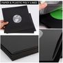 Black Paper 10" Vinyl Record Sleeves with Inner Liner, 110G Lightweight Paper 15pk Anti Static Image 4
