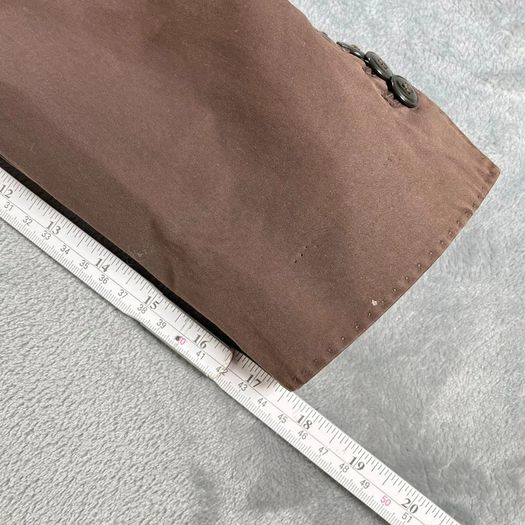 Lubiam Studio Mens 100% Cotton Blazer - Size EU 48 R - Brown - Single Breast
