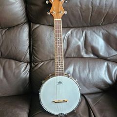 Ashbury Banjolele with bag.