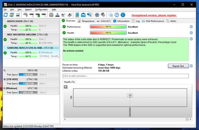 New Samsung 512gb Nvme Ssd Pcie Gen4 M.2 + Heatsink 100%