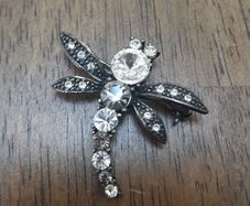 Diamonte Brooch