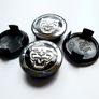 4 x BLACK 58mm - 59mm JAGUAR C2D47107 wheel center caps F XF XJ XKR S type X type XJ8 XK8 Image 8
