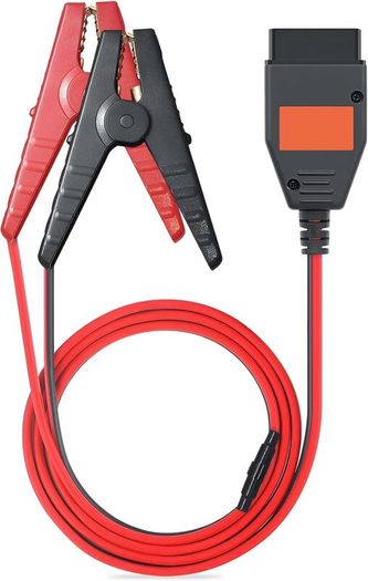 OBD2 Memory Protector Connector ECU Connector Emergency Memory Protector with Alligator Clips Battery Replacement Tool Universal