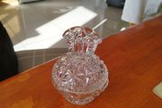 Lidded cut glass butterdish