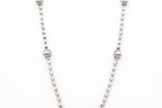 Gold Plated Sterling Silver Beaded Chain