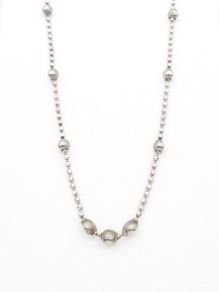Gold Plated Sterling Silver Beaded Chain
