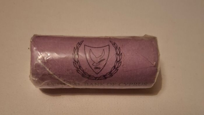 2 Euro coin roll 2009 Central Bank of Cyprus