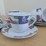 Germany porcelain(WINTERLING) tea set for 6 person, contains 12 pcs, including 6 tea cups and 6 saucers. Brand new, never used. Image 6