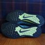 Nike Flyknit Racer blue black 9 44 lightweight runners trainers Image 6