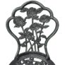 Bistro Chairs 2 pcs Cast Aluminium Green Image 5