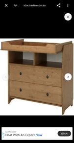 Ikea Leksvik baby changing unit
