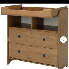 Ikea Leksvik baby changing unit