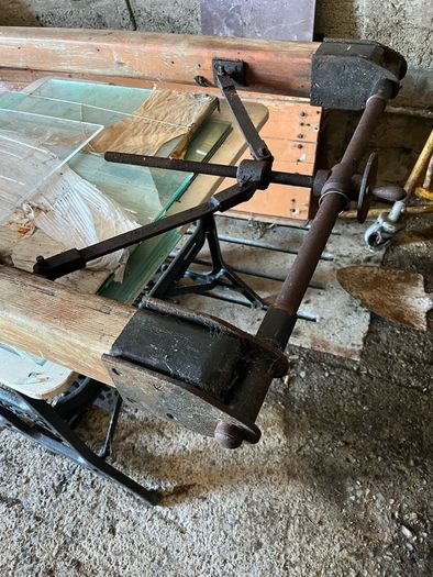 Rare antique Quilt table top stretcher.