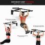 Pull Up Bar Wall Mounted Chin Up Bar Home Gym Punch Bag and TRX Training Hook Exercise Bracket Upper Body Workout Bar Image 3