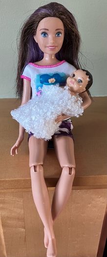 Babysitter Skipper and Barbie Baby