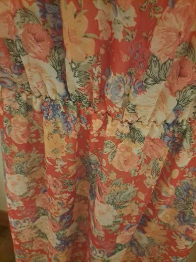 New Look Inspire red floral plus size strappy knee length dress size UK22 EU50 Postage included