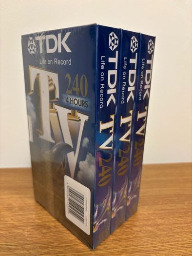 TDK Blank VHS Cassette Tapes