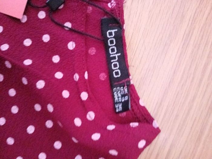Red & White Polkadot Blouse