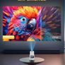 Mini Projector Portable with WiFi and Bluetooth, 4K 1080P Support, 270 Adjustable Stand Home Theater Star Projector for Phone PS5 HDMI TV Stick USB PC Image 2
