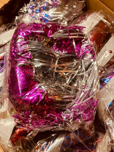 50 Glitter Wigs - Fancy Dress - Assorted Colours - Job Lot