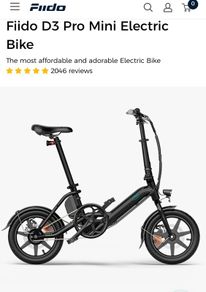 ebike fiido d3 pro
