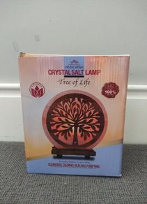 Crystal salt lamp