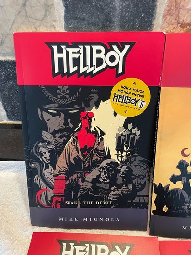 Hellboy graphic novels x 4 price is for all 4
