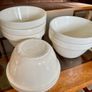 6 Vintage Style Mason Cash Small White Pudding Bowl 48s 1950 1960s Era Image 9