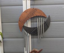 Handcrafted windchime garden decor