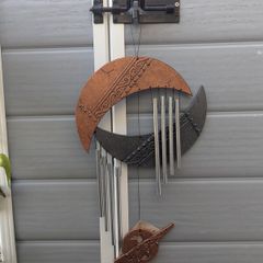 Handcrafted windchime garden decor