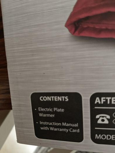 Electric Plate Warmer