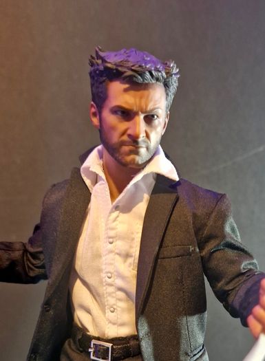 Hot Toys MMS220 - The Wolverine - Logan/Wolverine 1/6 scale figure with custom parts
