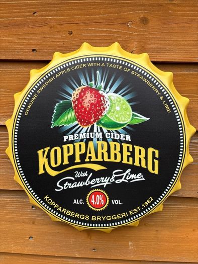 kopperberg metal wall bottle cap