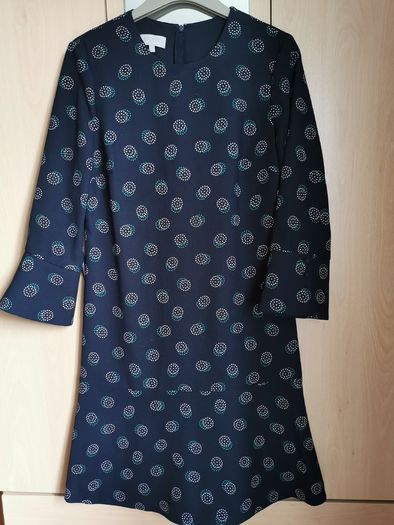 Hobbs Natalia Circle Print Dress UK 10