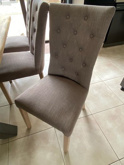 Dining chairs and bench (table not included)