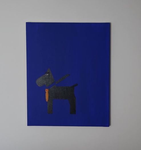 Acrylic Painting - Abstract Dog02