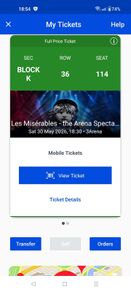Les Miserables Tickets