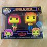 Stranger Things Steve Robin Blacklight Funko Pop 2 Pack Mint Image 2