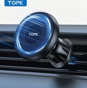 TOPK Magnetic Car Phone Holder - 20 N52 Magnets - 360 Rotation