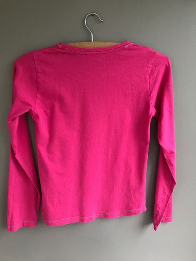 Size 6-8 (31-32 inch chest) pink long sleeved top