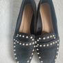 Gallery pearl studded black slipper  shoes size UK8 EU42 Postage included Image 8
