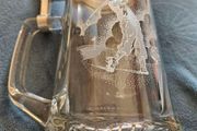 Glass Stein with Pewter Lid