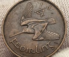 Great Britain 1939 Farthing 1/4d Coin