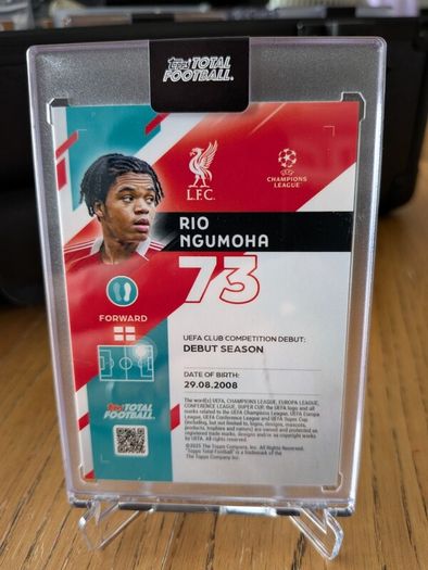Rio Ngumoha Liverpool FC Topps Total Football/75